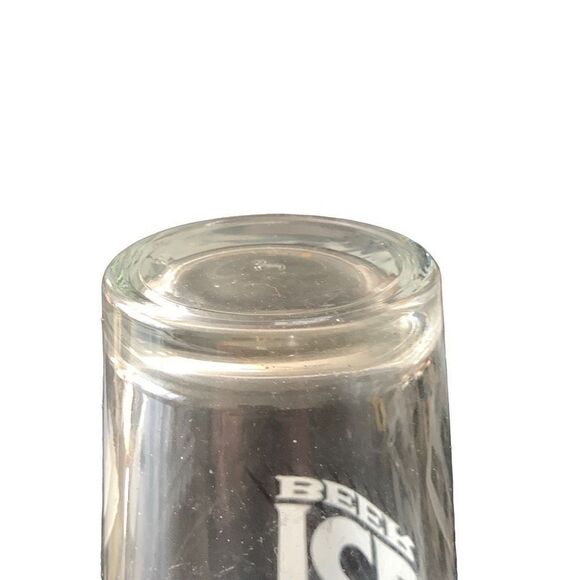 Vintage Labatt Ice Black Mountain Beer Pint Glass Heavy Base - Picture 8 of 11